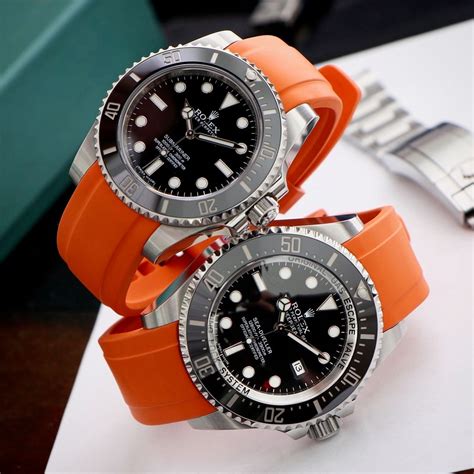 rolex replacement watch straps|Rolex watches with custom straps.